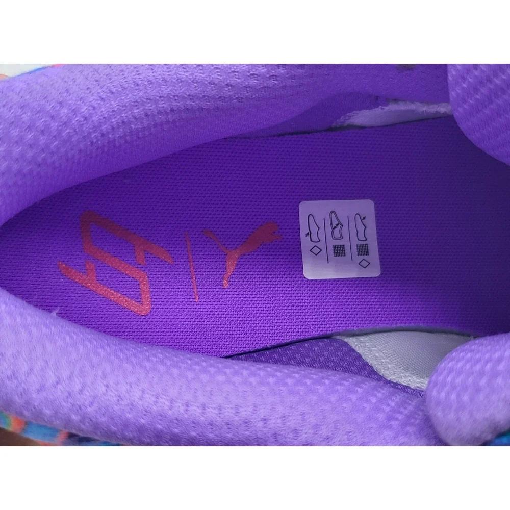 Puma Stewie 4‎ Prism Womens 13.5 Basketball Shoes Multicolor Sneaker 311062-01